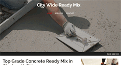 Desktop Screenshot of citywidereadymix.com